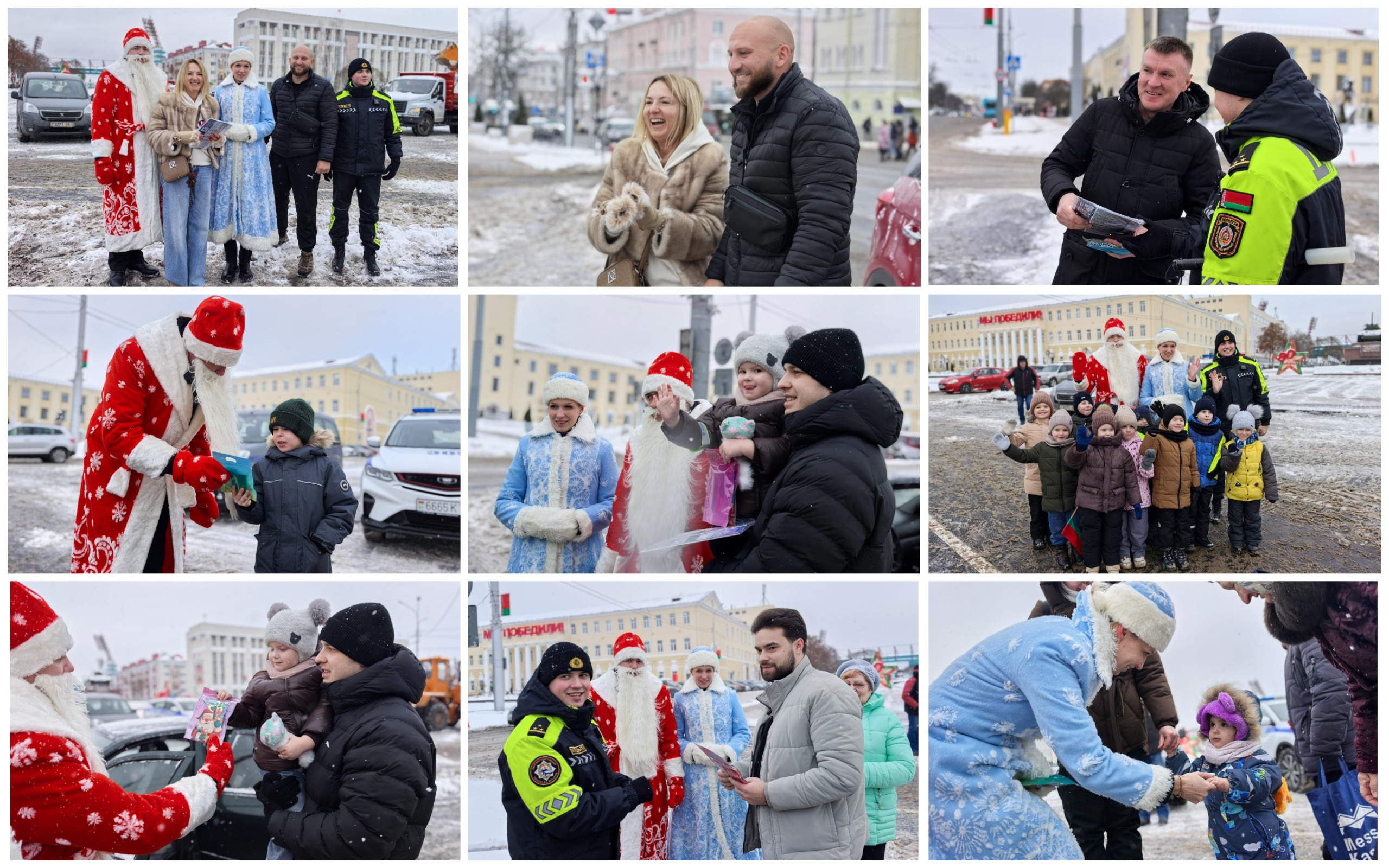 Акцию «В новый год без долгов!» провели на дорогах Гомеля