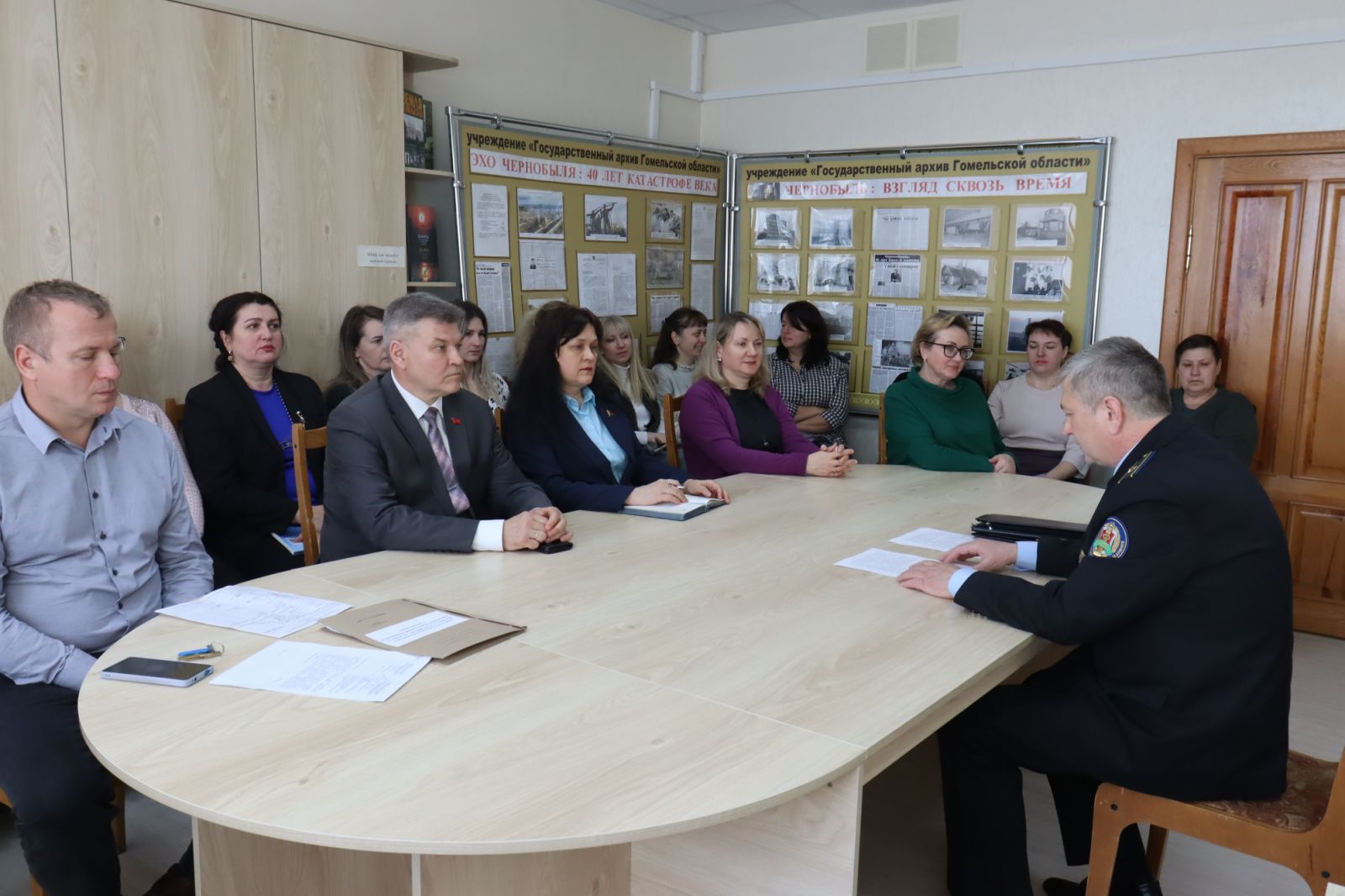 В областном госархиве обсудили вопросы общественной безопасности и служебной дисциплины