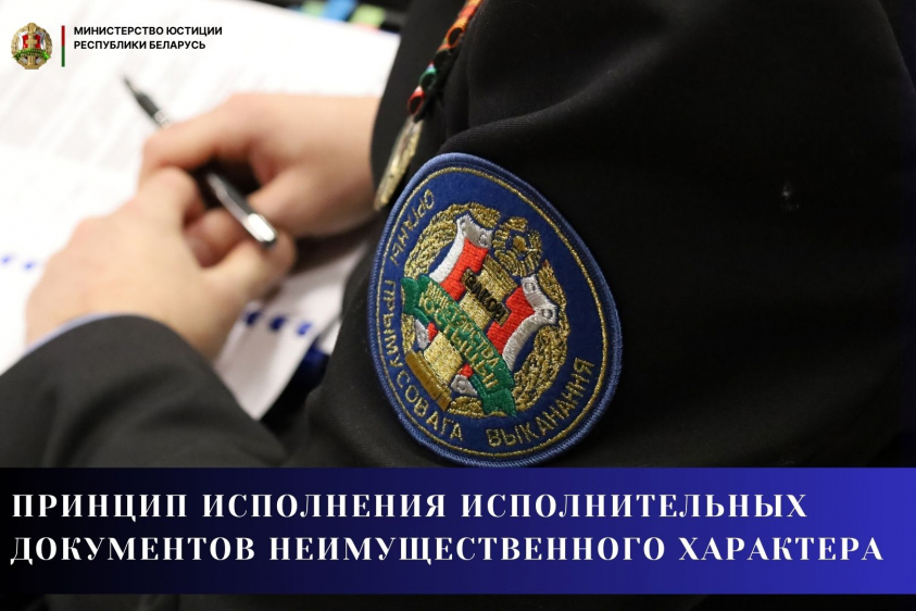 Принцип исполнения исполнительных документов неимущественного характера